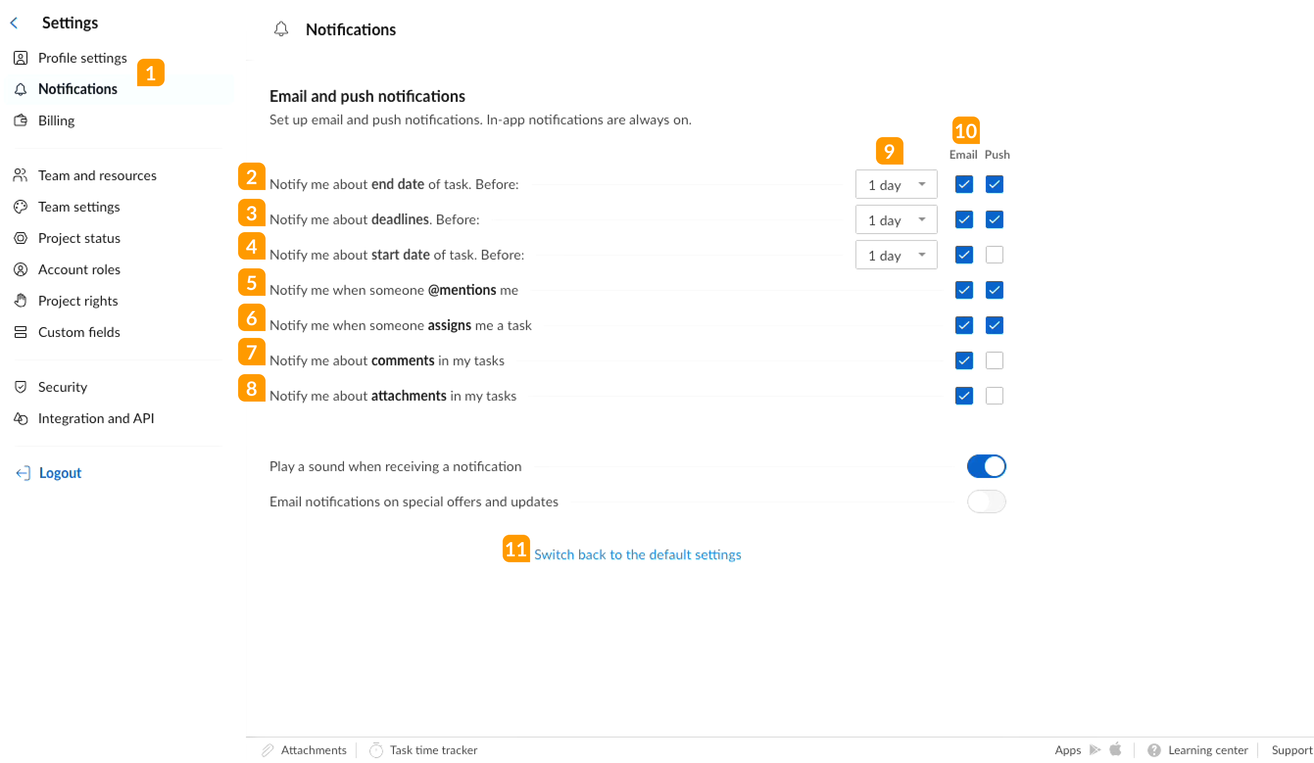 Team collaboration-Notifications - on and off.png