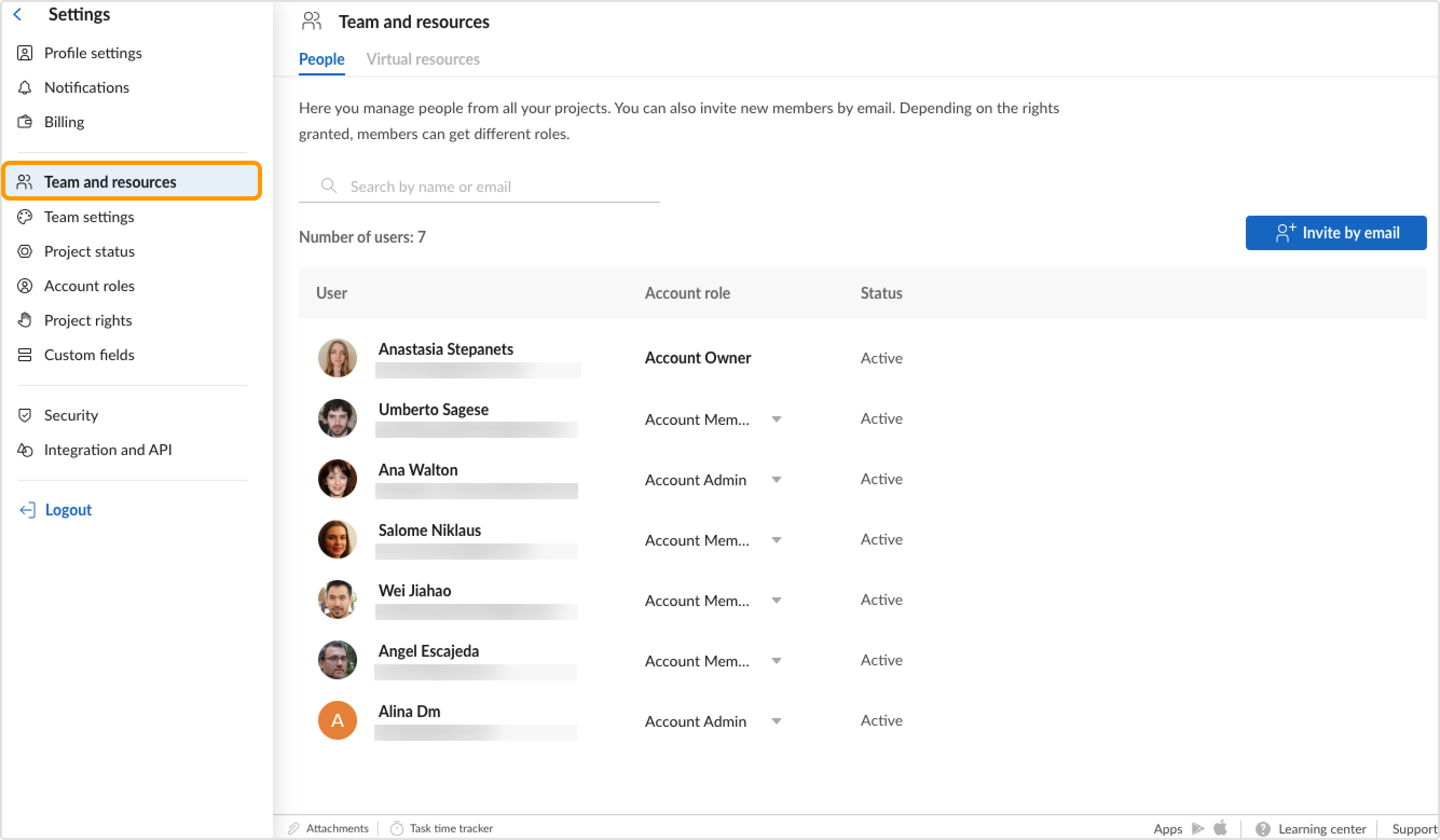 Team collaboration-Team setup-Team and resources section.png