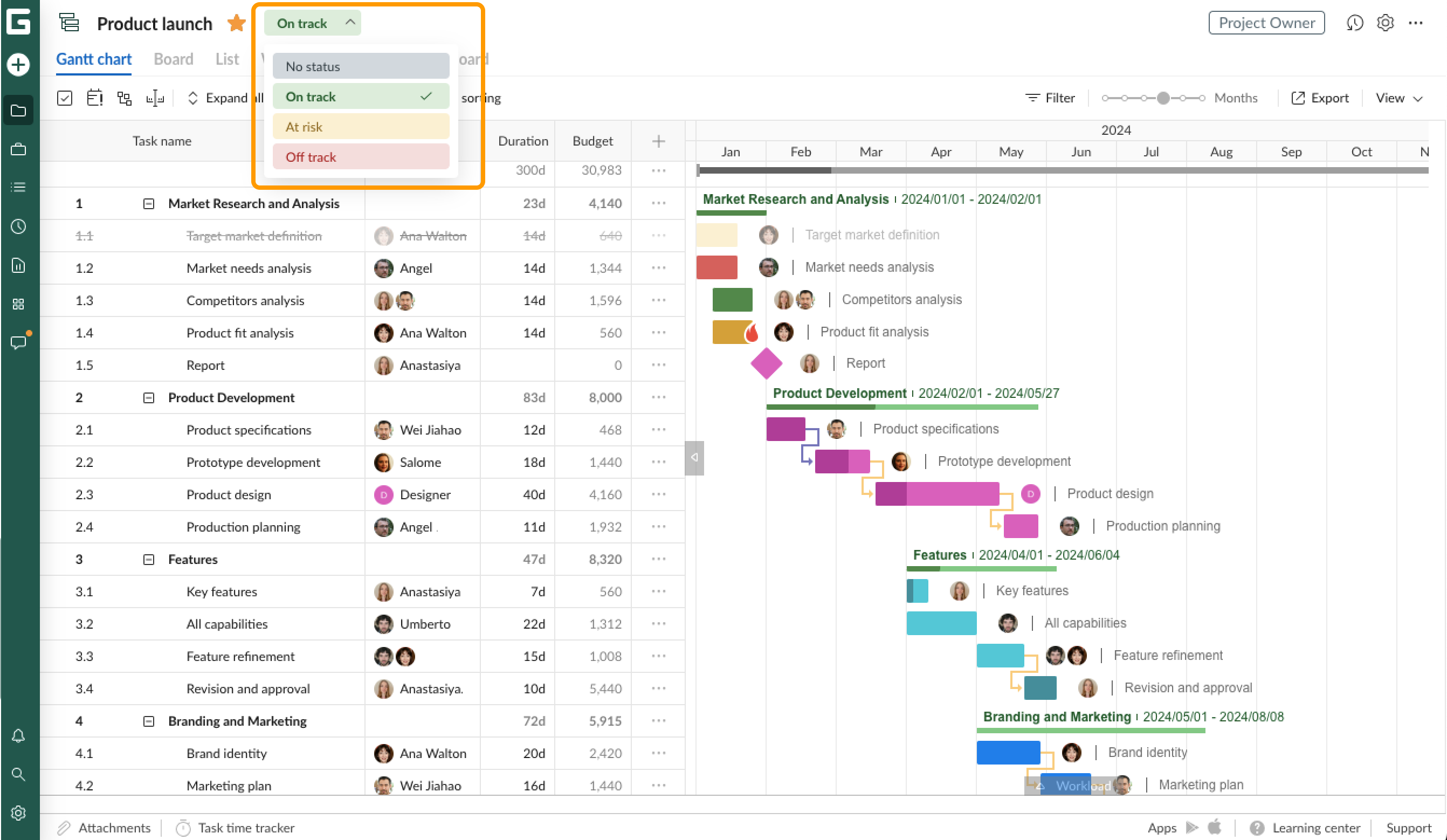Projects-Project status-dropdown.png