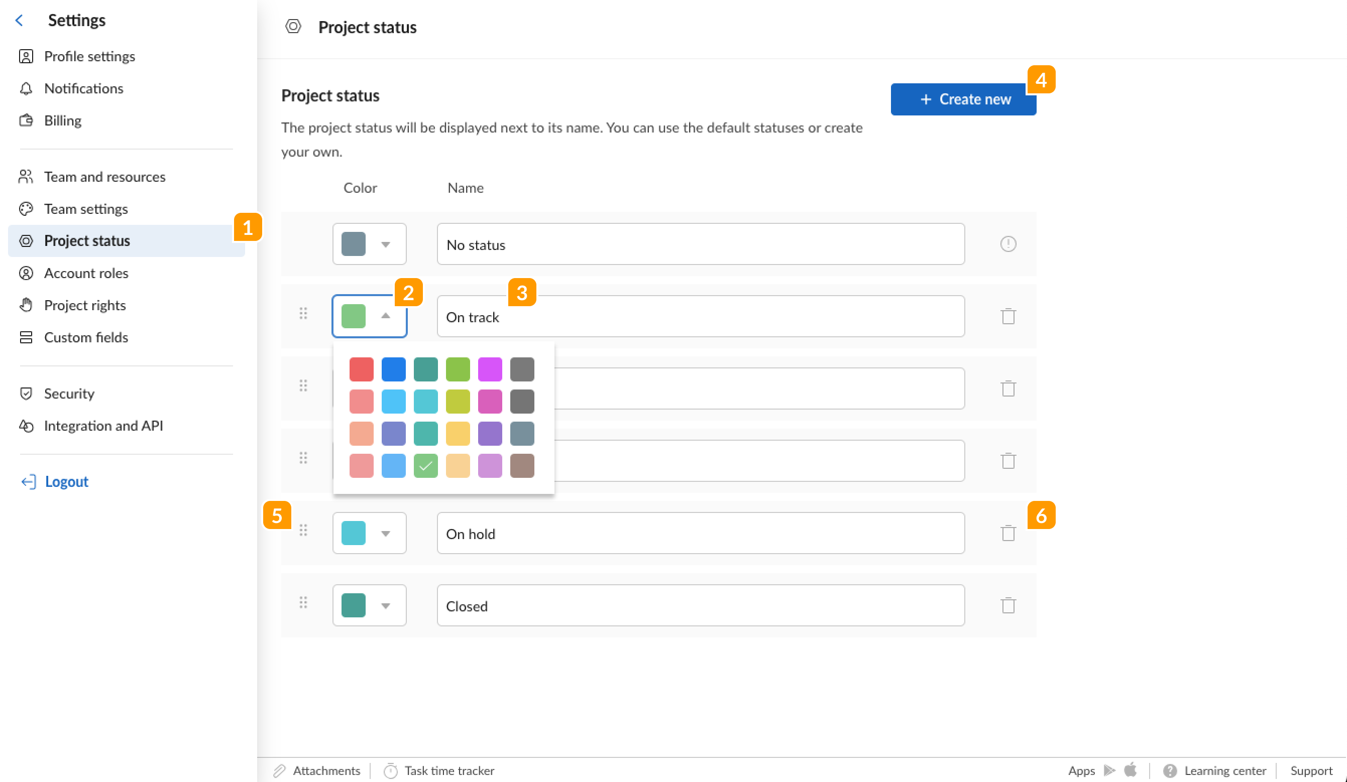 Projects-Customizing project status.png