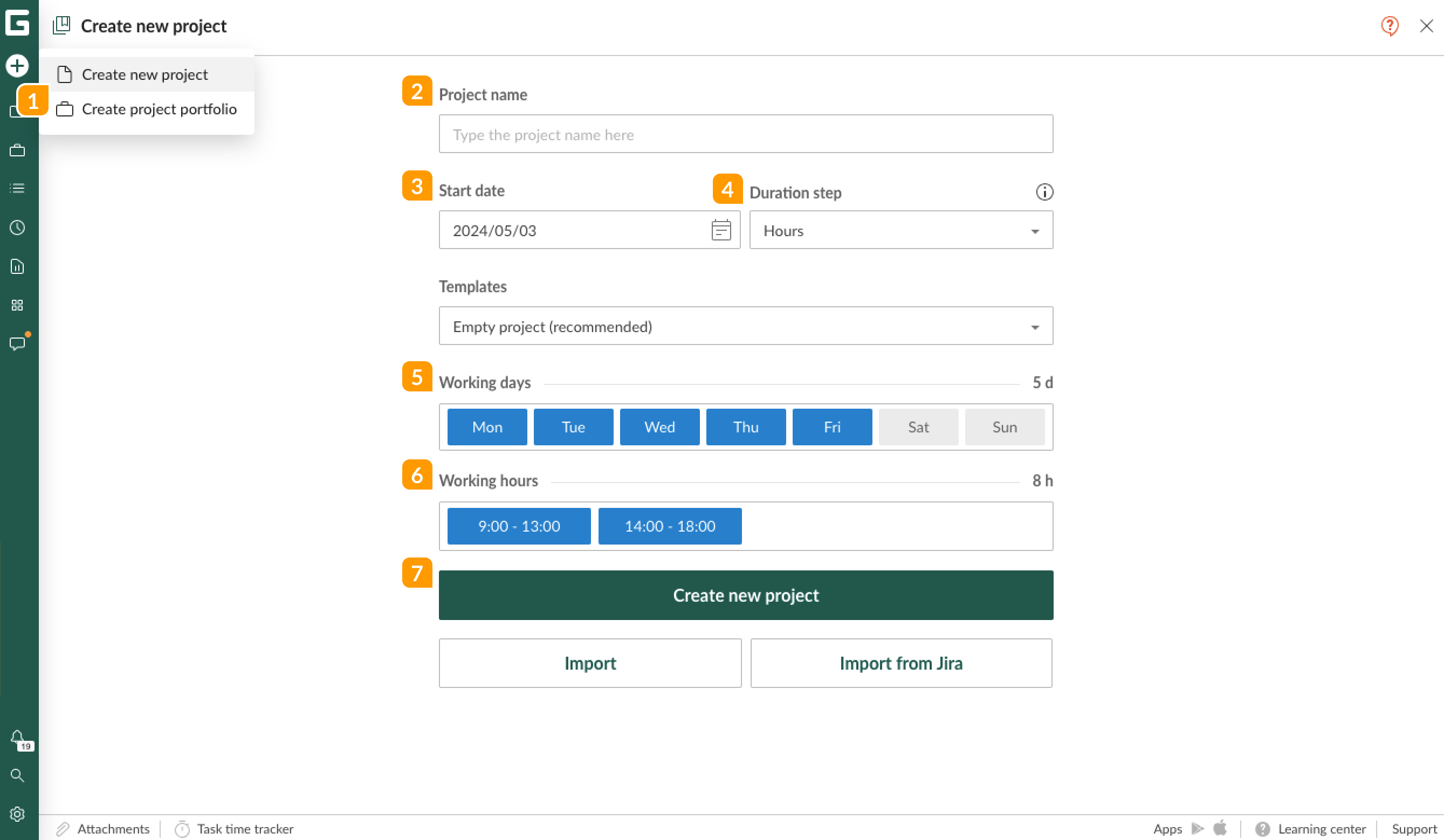 Projects-Creating new project.png