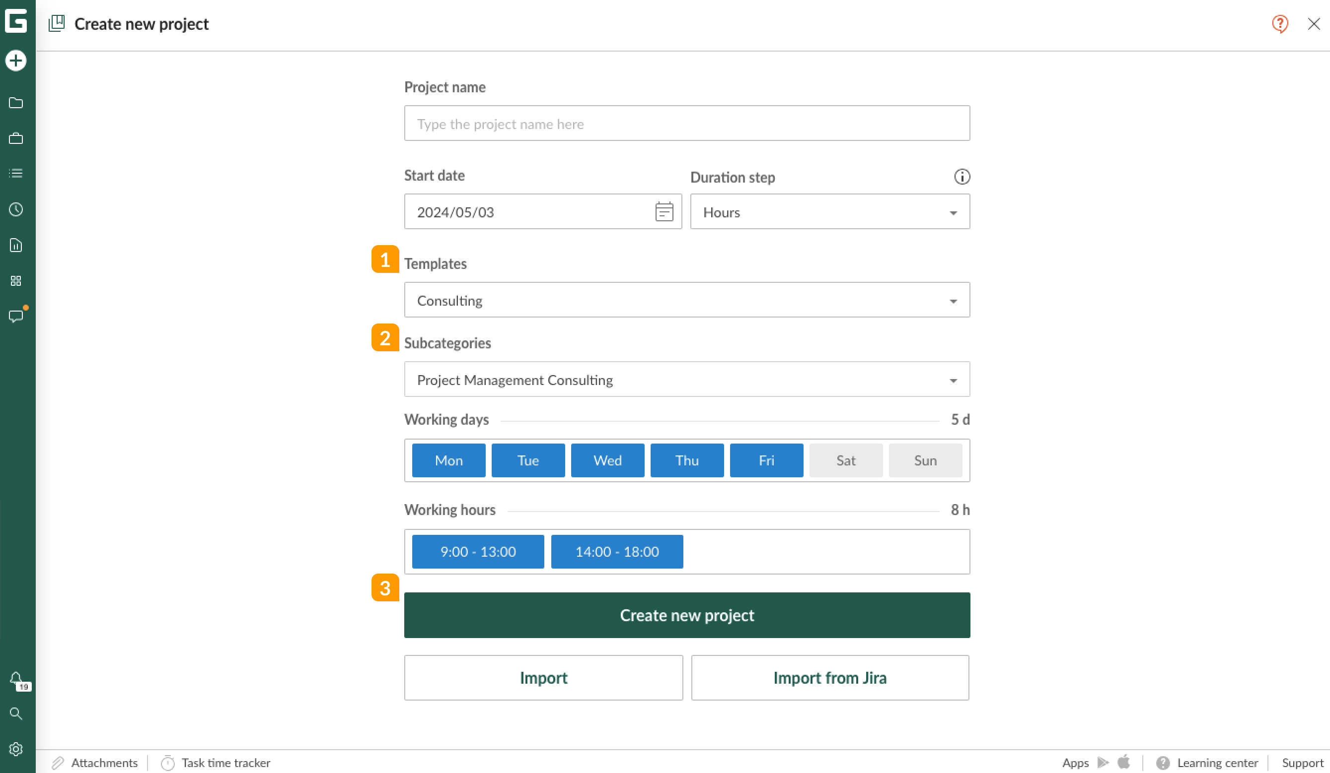 Projects-Creating new project from a template.png