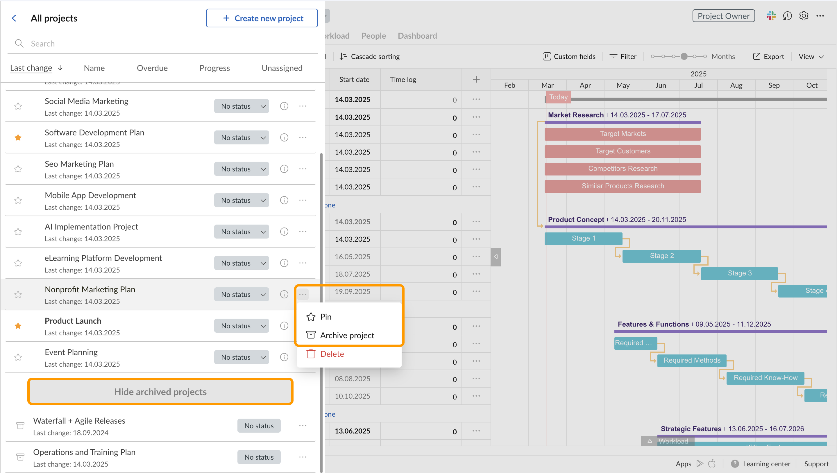 Optimization - Archiving projects.png