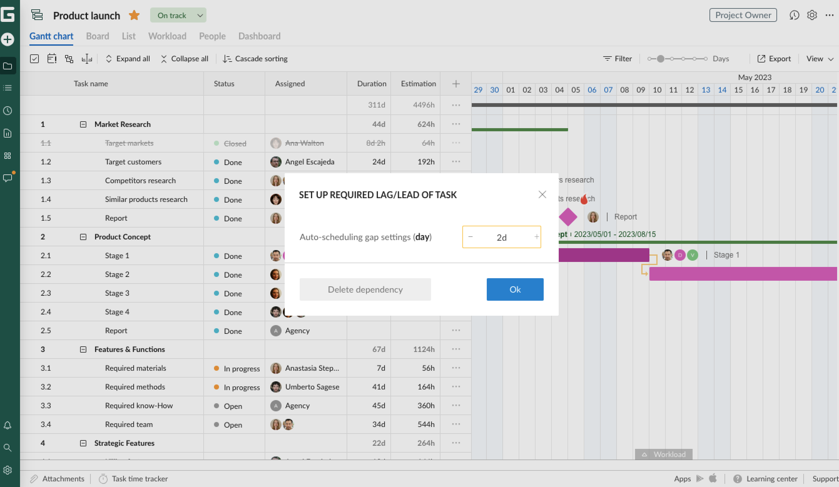 Gantt chart view-Add lags and leads-1.png