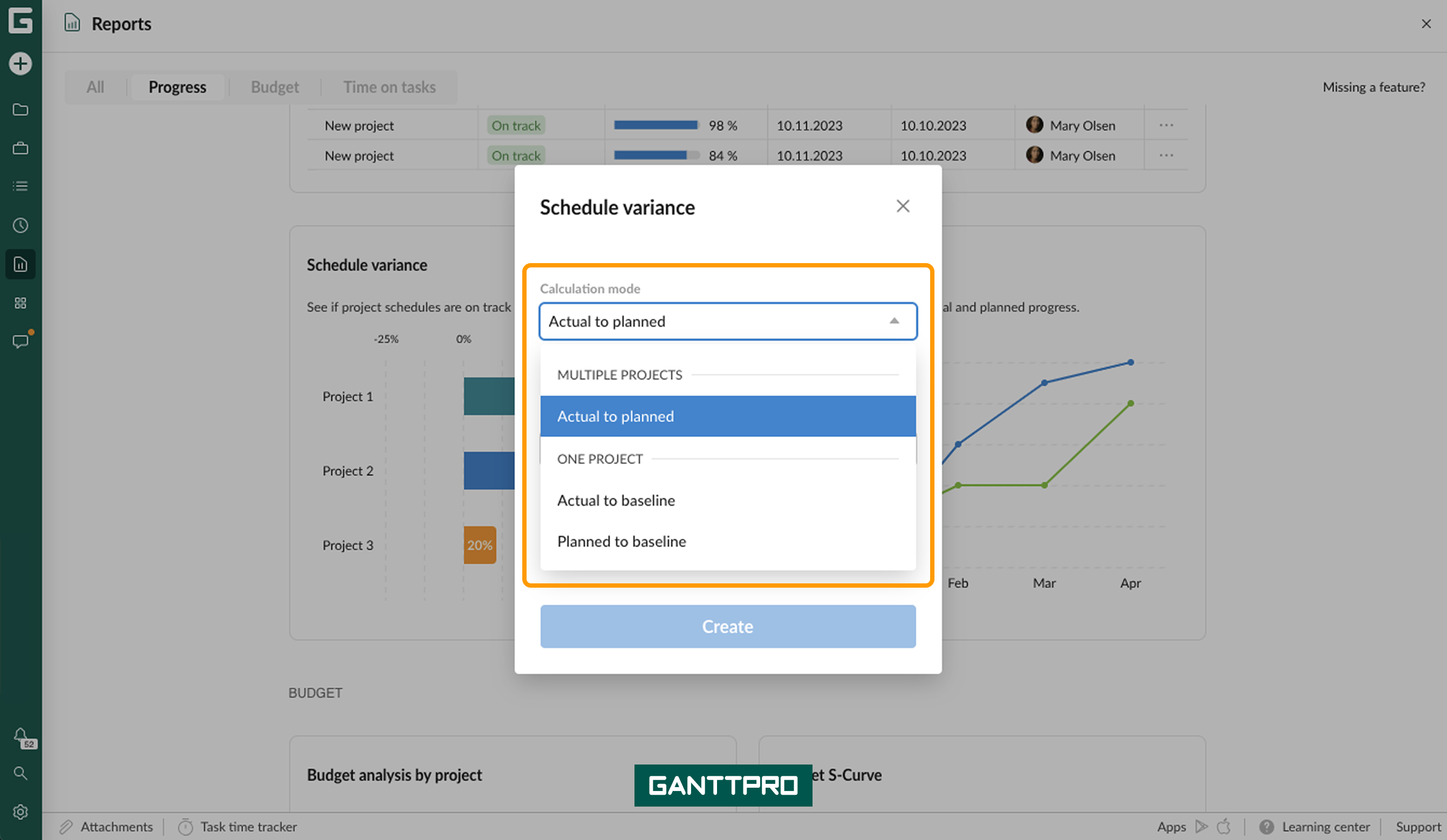 Progress report-calculation mode.png